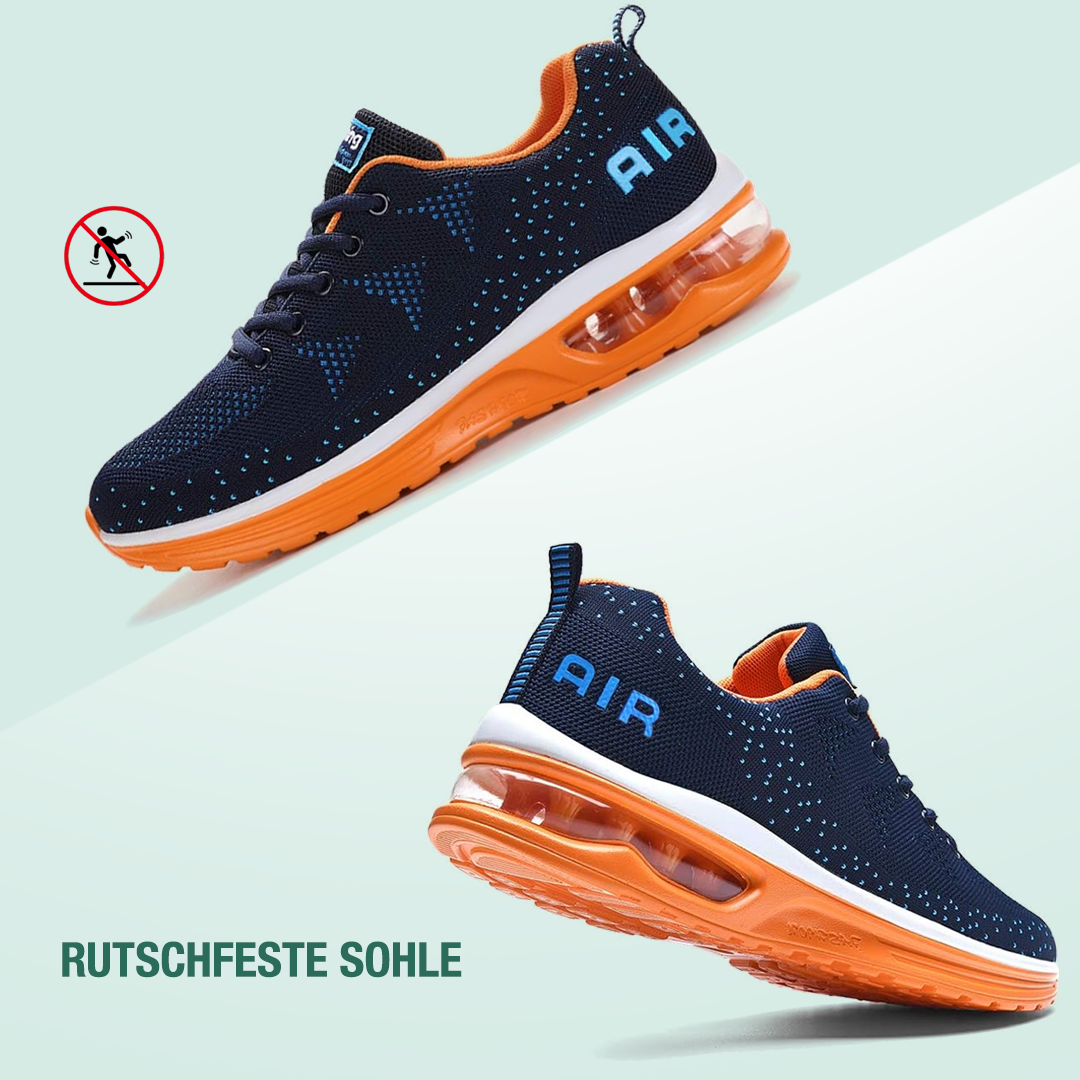 FederGang Orthopädische Schuhe - Blau Orange