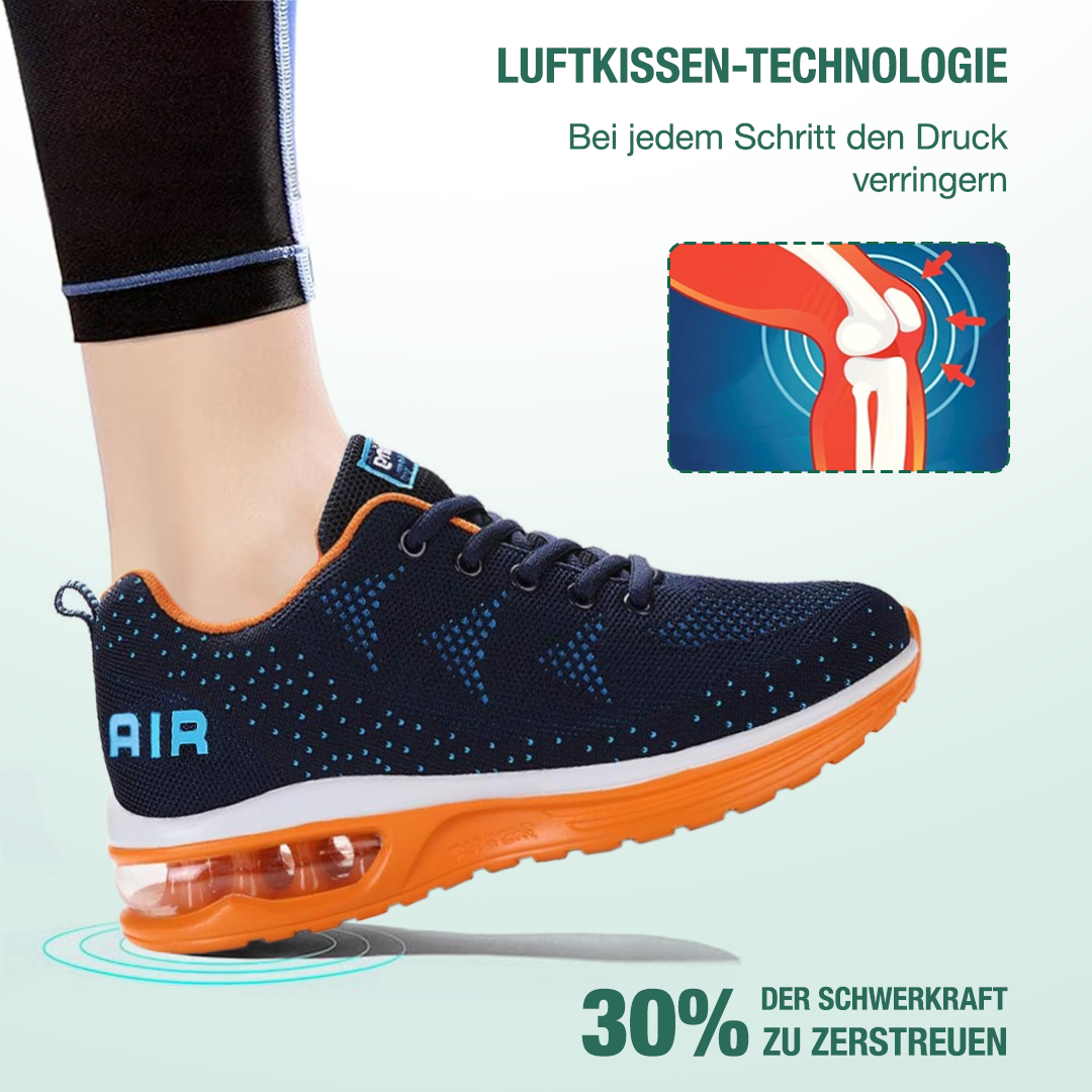 FederGang Orthopädische Schuhe - Blau Orange