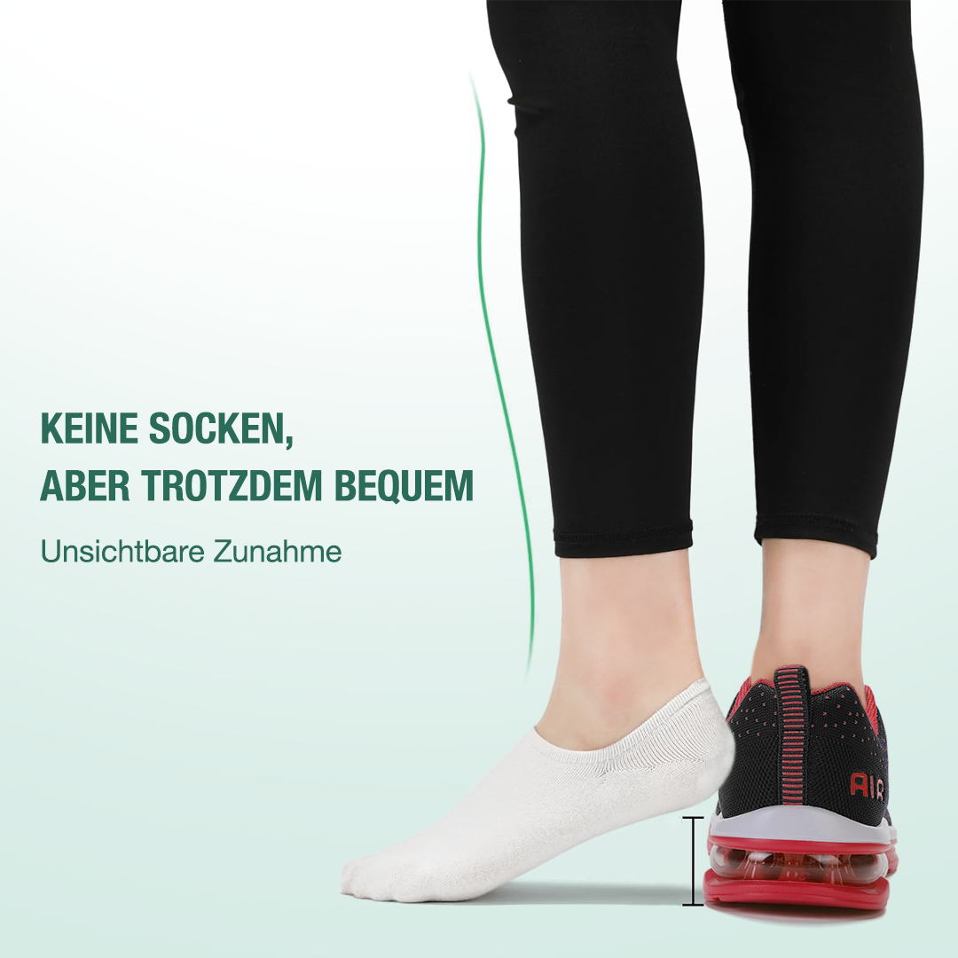 FederGang Orthopädische Schuhe - Schwarz Rot