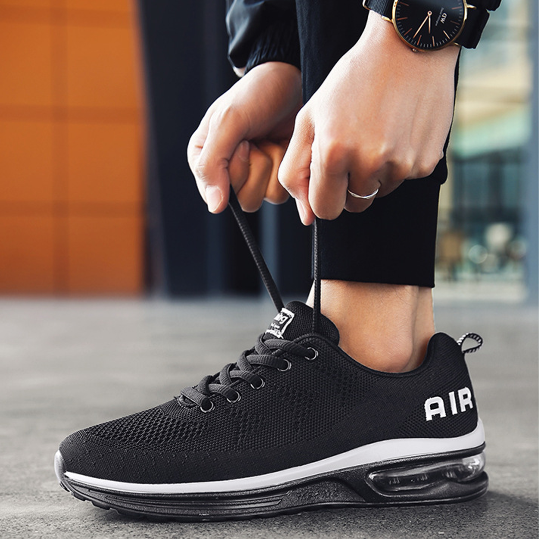 FederGang Orthopädische Schuhe - Schwarz Weiß