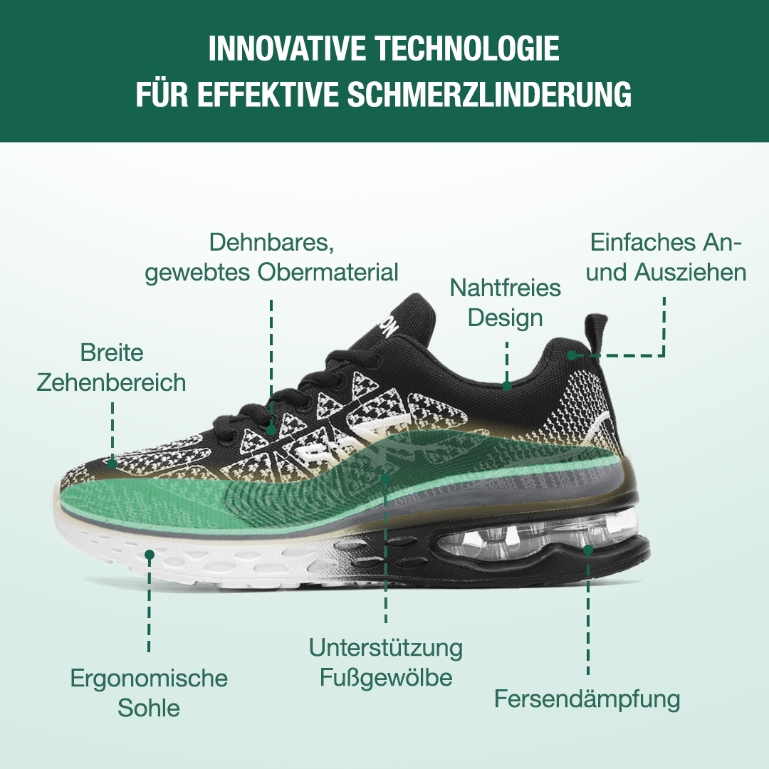 JumpSoft Orthopädische Schuhe - Schwarz