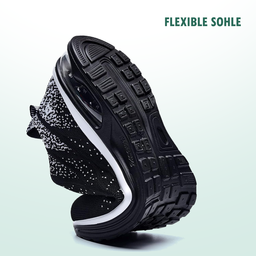 LuftFlex Orthopädische Schuhe Mesh - Schwarz Weiß