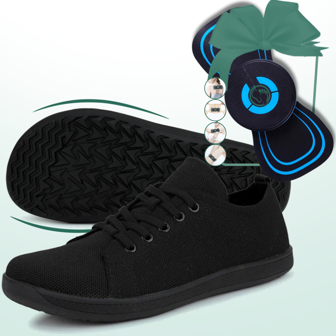 Lorry Vamp Barfußschuhe Knit Dunkle - Barfuß-Zauber und Massagemarathon