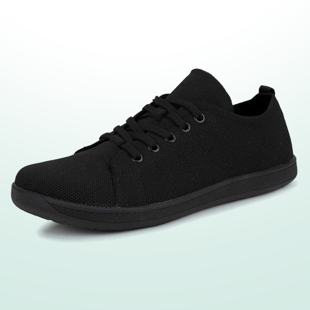 OrthoFree Lorry Vamp Barfußschuhe Canvas In Schwarz