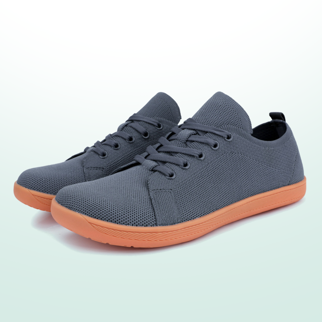 Lorry Vamp Barfußschuhe Knit Grau - Schuhfit und Nackenentspannung