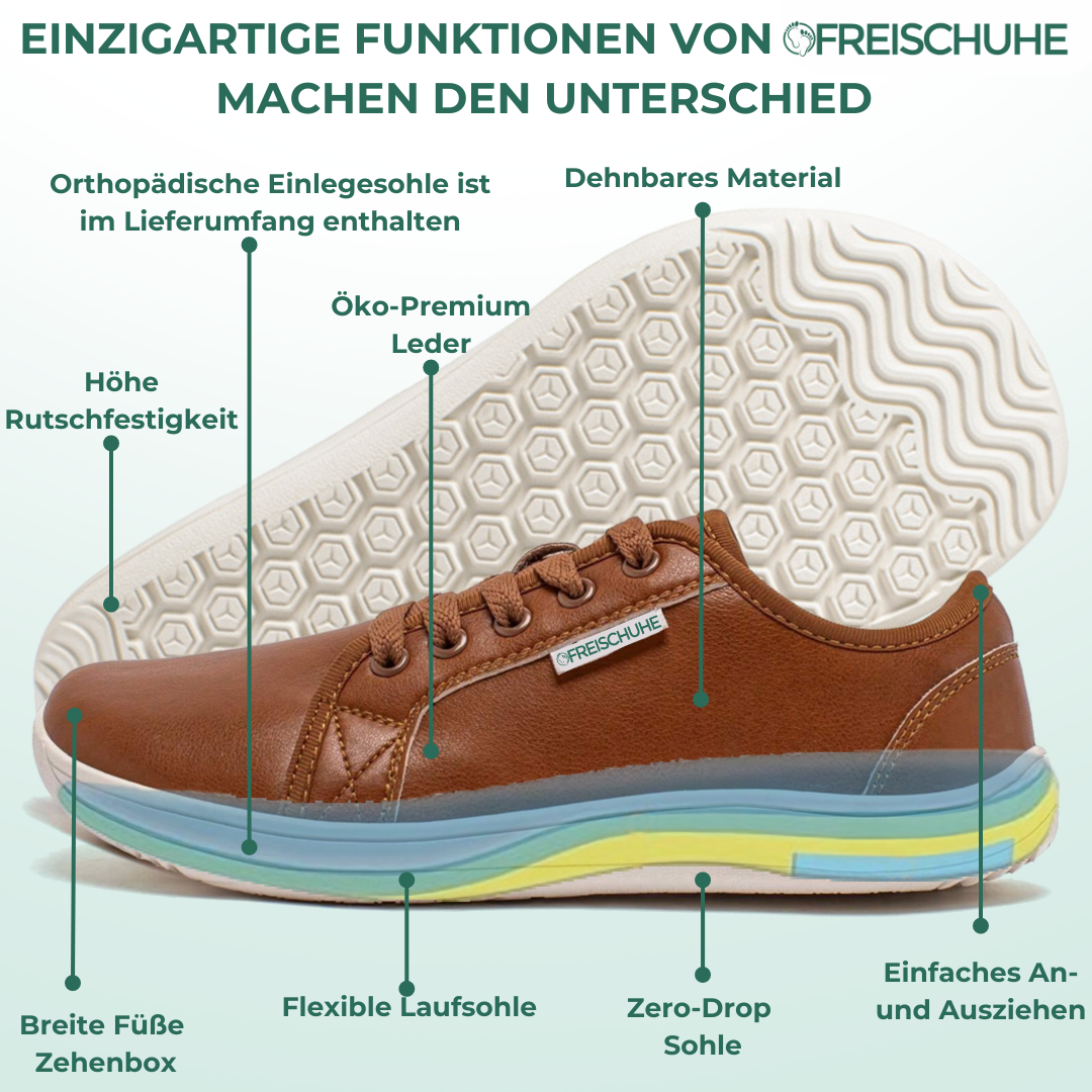 Lorry Vamp Barfußschuhe Leder