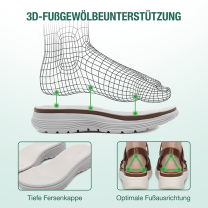 Harmona Orthopädische Sandalen - Braun