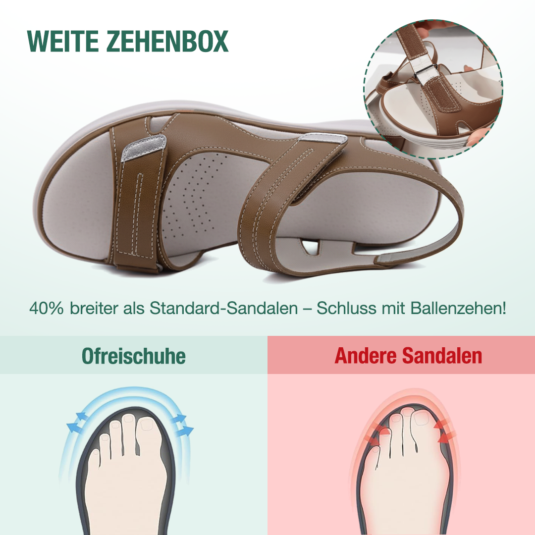 Harmona Orthopädische Sandalen - Braun