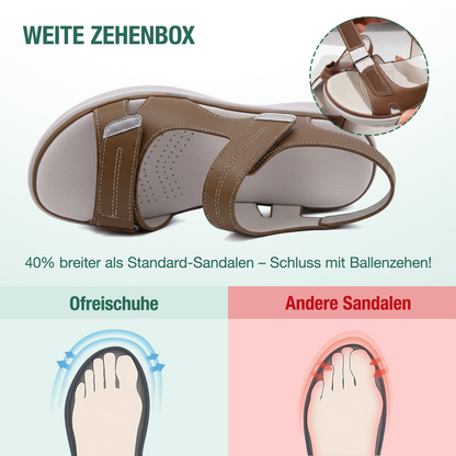 Harmona Orthopädische Sandalen - Braun