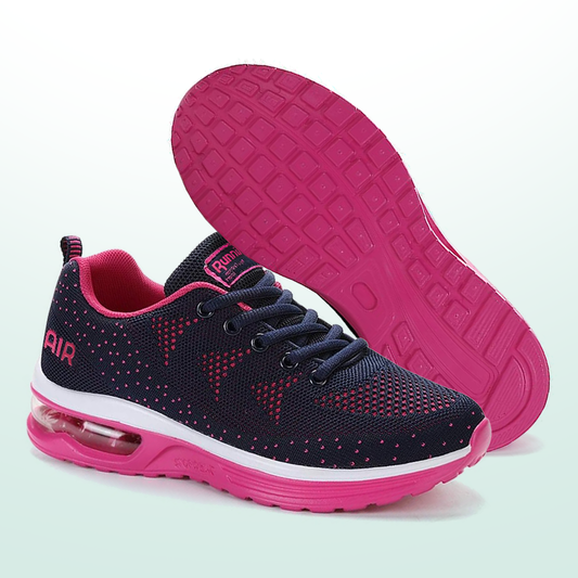 FederGang Orthopädische Schuhe - Blau Rosa