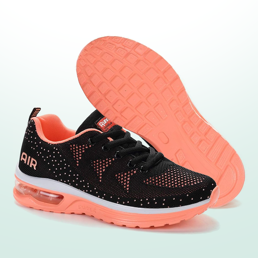 FederGang Orthopädische Schuhe - Schwarz Orange