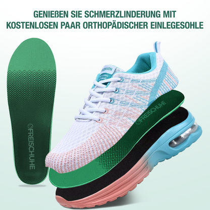 Hildaschritt Orthopädische Schuhe - Blau Koralle