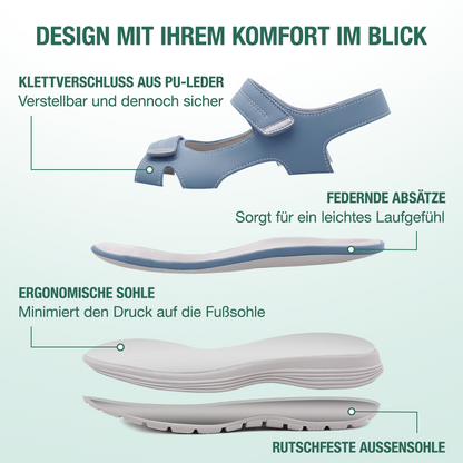 Harmona Orthopädische Sandalen - Blau