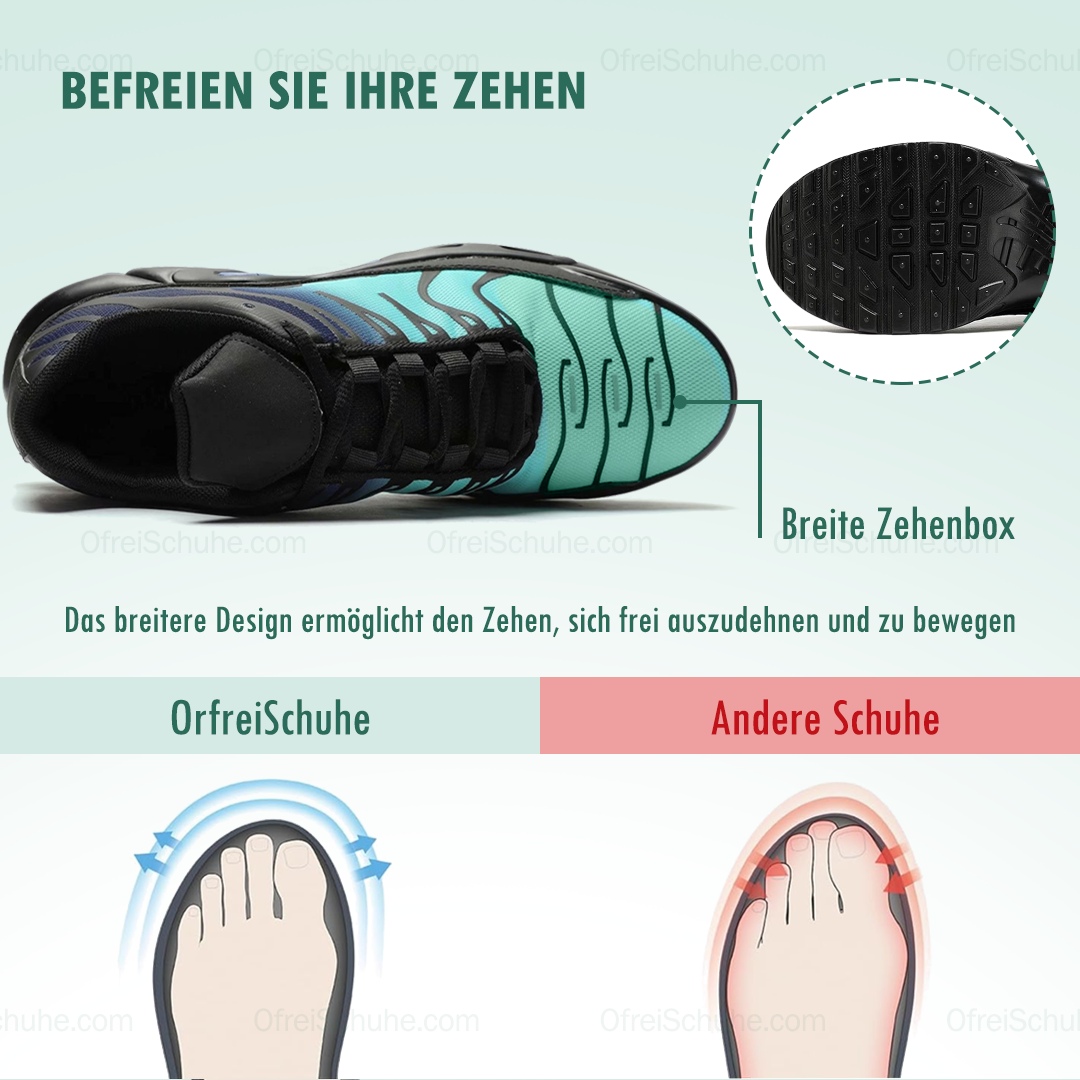 Ankeschritt Orthopädische Schuhe Mesh