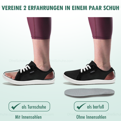 Luftkühler Barfußschuhe Canvas