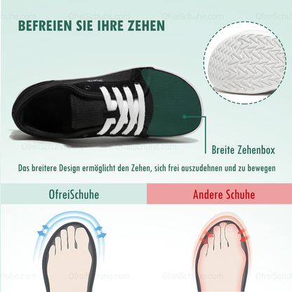 Luftkühler Barfußschuhe Canvas