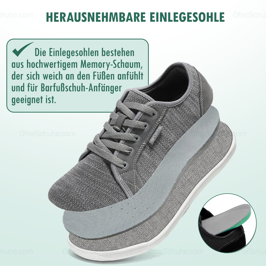 Luftkühler Barfußschuhe Canvas