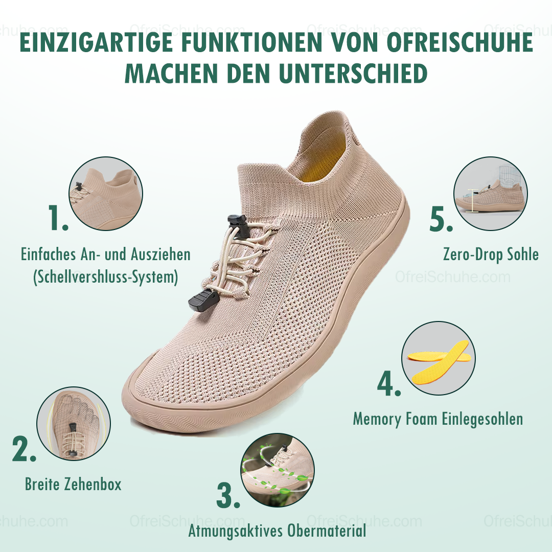 Fralix Barfußschuhe Mesh