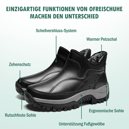 Glacior Orthopädische Winterschuhe Leder