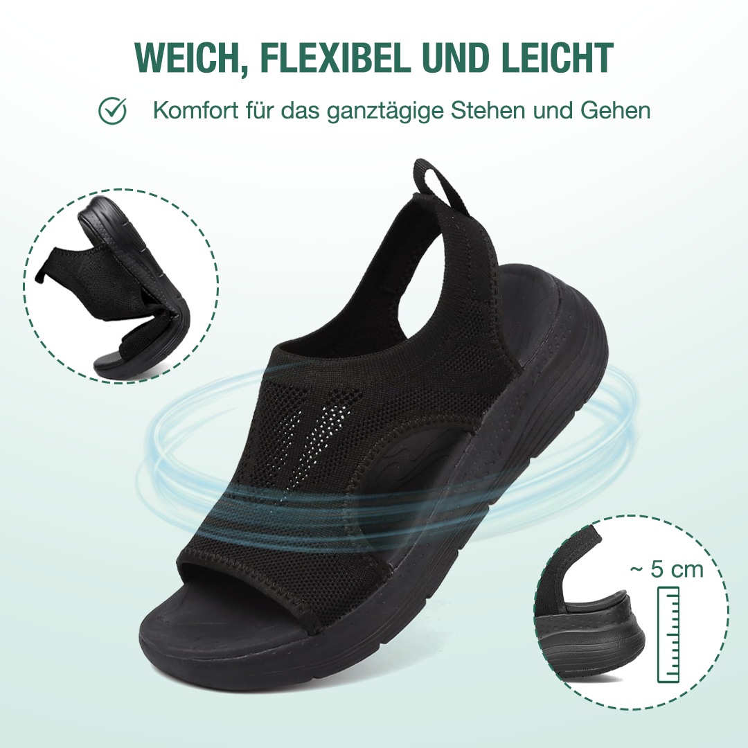Sanavita Orthopädische Sandalen - Schwarz