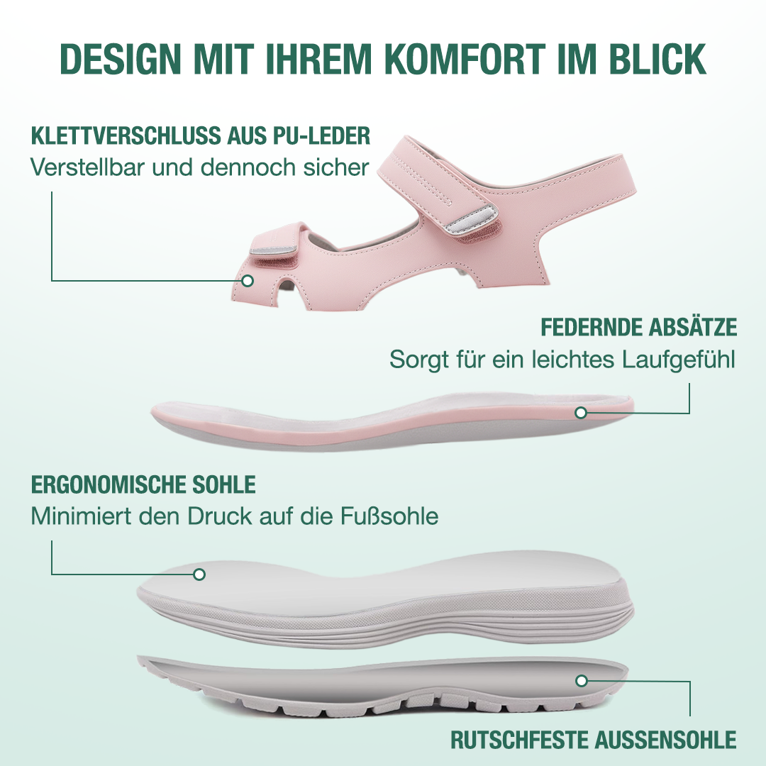 Harmona Orthopädische Sandalen - Rosa