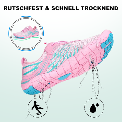 Blütenkuss Barfußschuhe Mesh - Rosa