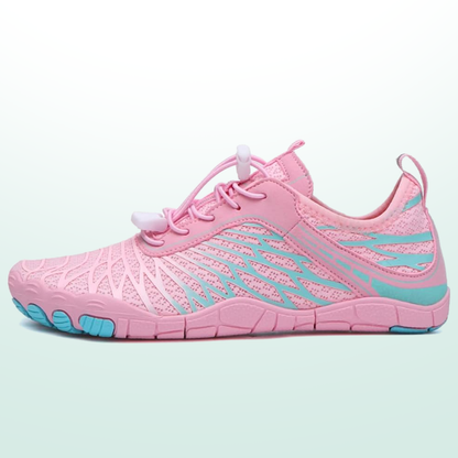 Blütenkuss Barfußschuhe Mesh - Rosa