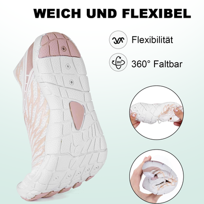 Blütenkuss Barfußschuhe Mesh - Weiß