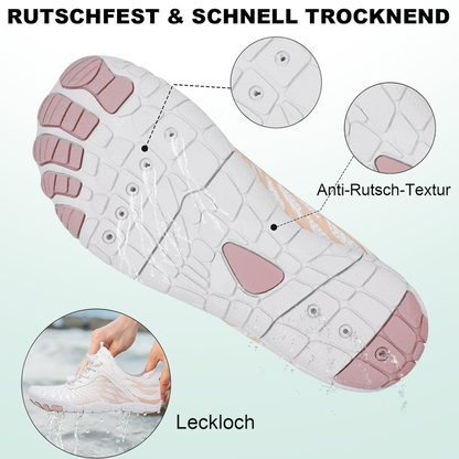 Blütenkuss Barfußschuhe Mesh - Weiß