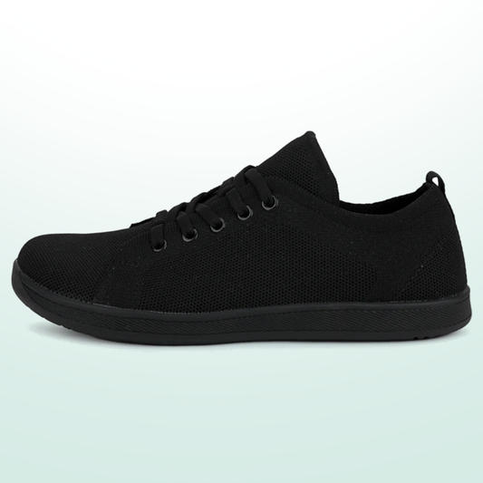 OrthoFree Lorry Vamp Barfußschuhe Canvas In Schwarz