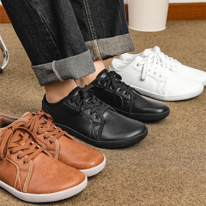 OrthoFree Lorry Vamp Barfußschuhe Leder In Schwarz