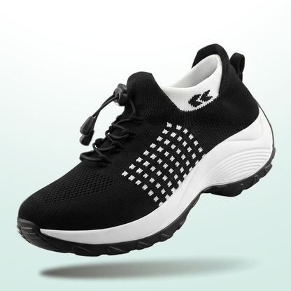 Ambulo Ergonomische Schuhe mit Dämpfung - Schwarz Weiß