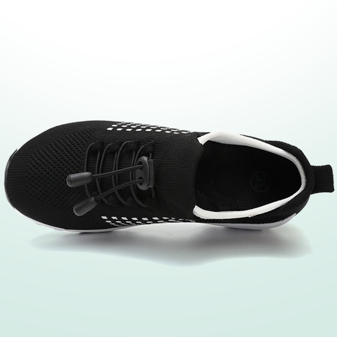 Ambulo Ergonomische Schuhe mit Dämpfung - Schwarz Weiß