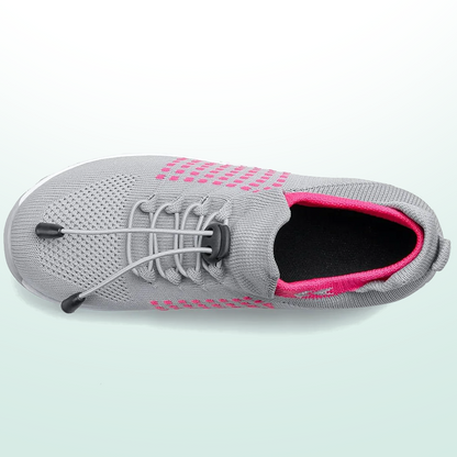 Ambulo Ergonomische Schuhe mit Dämpfung - Grau Rosa