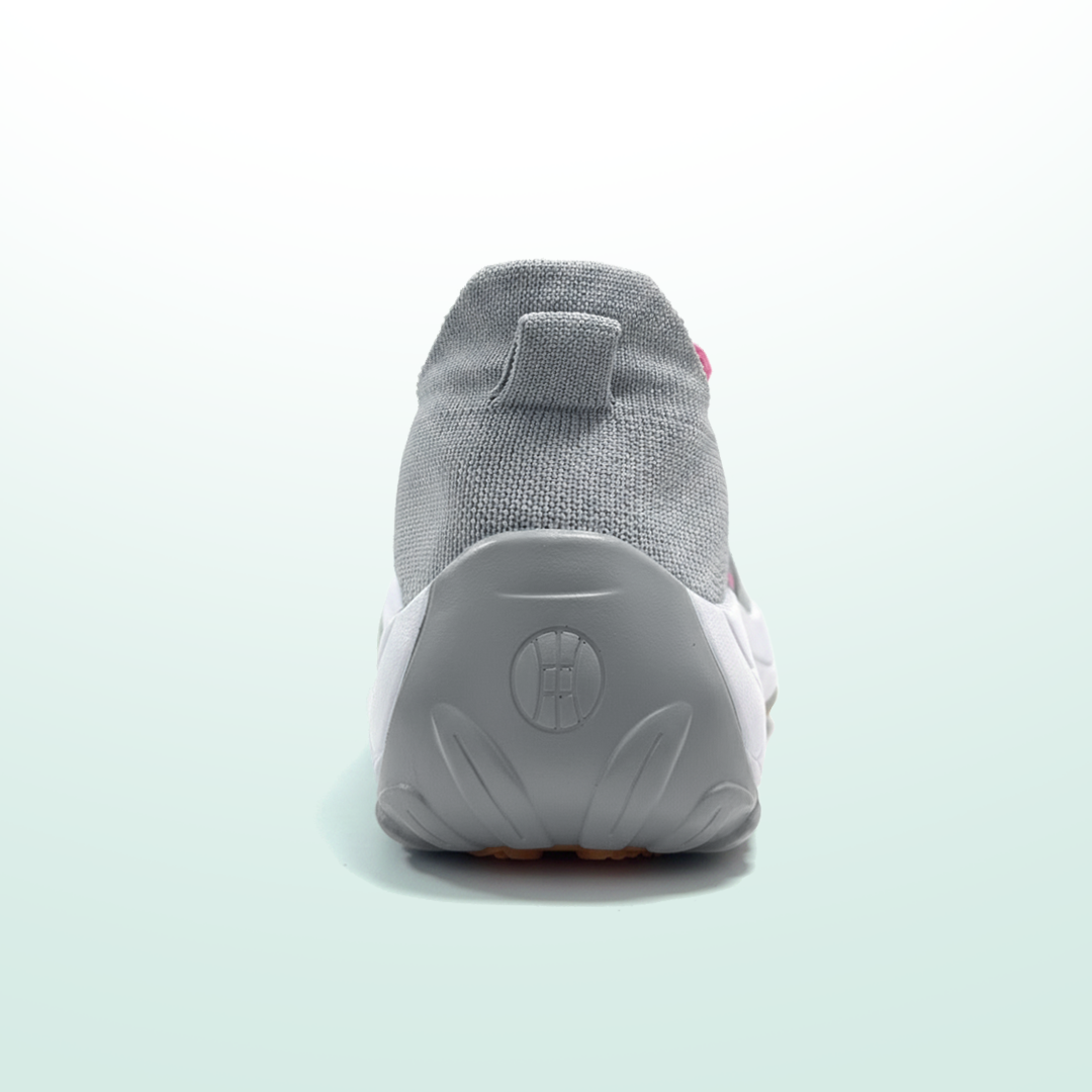 Ambulo Ergonomische Schuhe mit Dämpfung - Grau Rosa