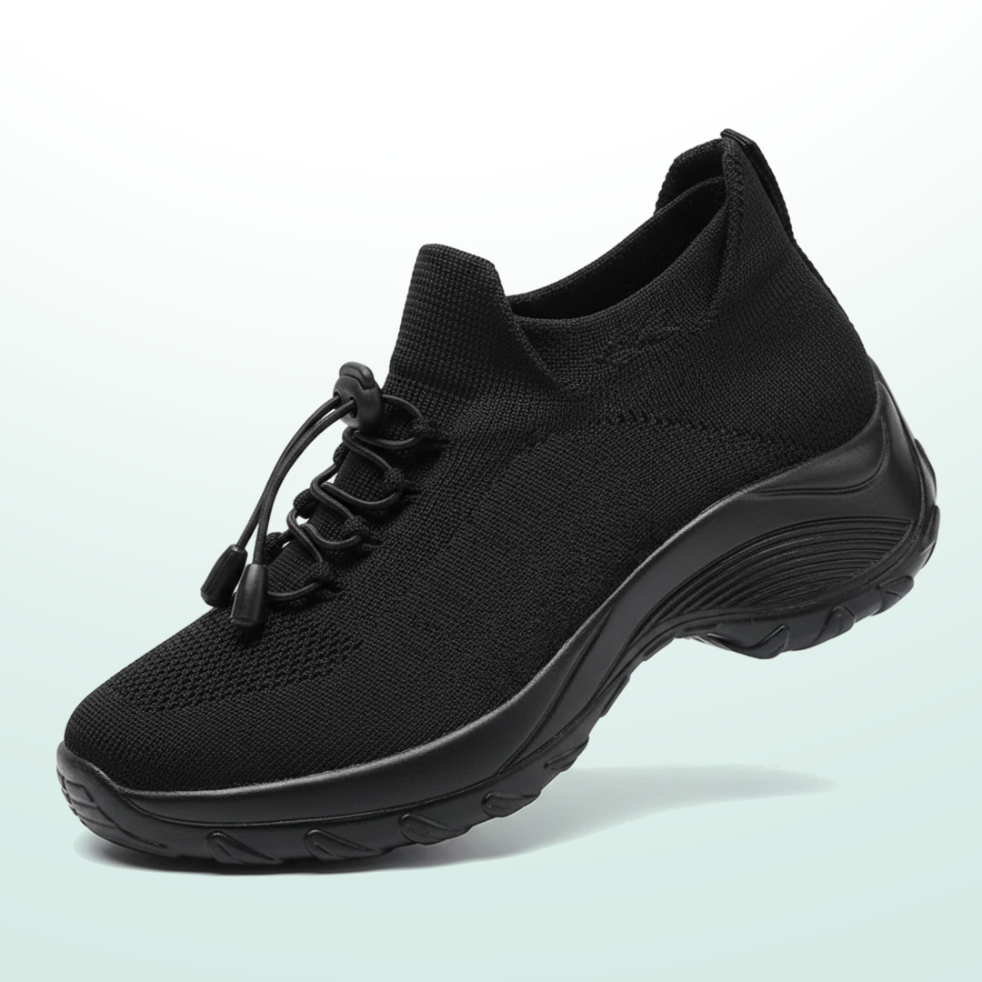 Ambulo Ergonomische Schuhe mit Dämpfung - Schwarz