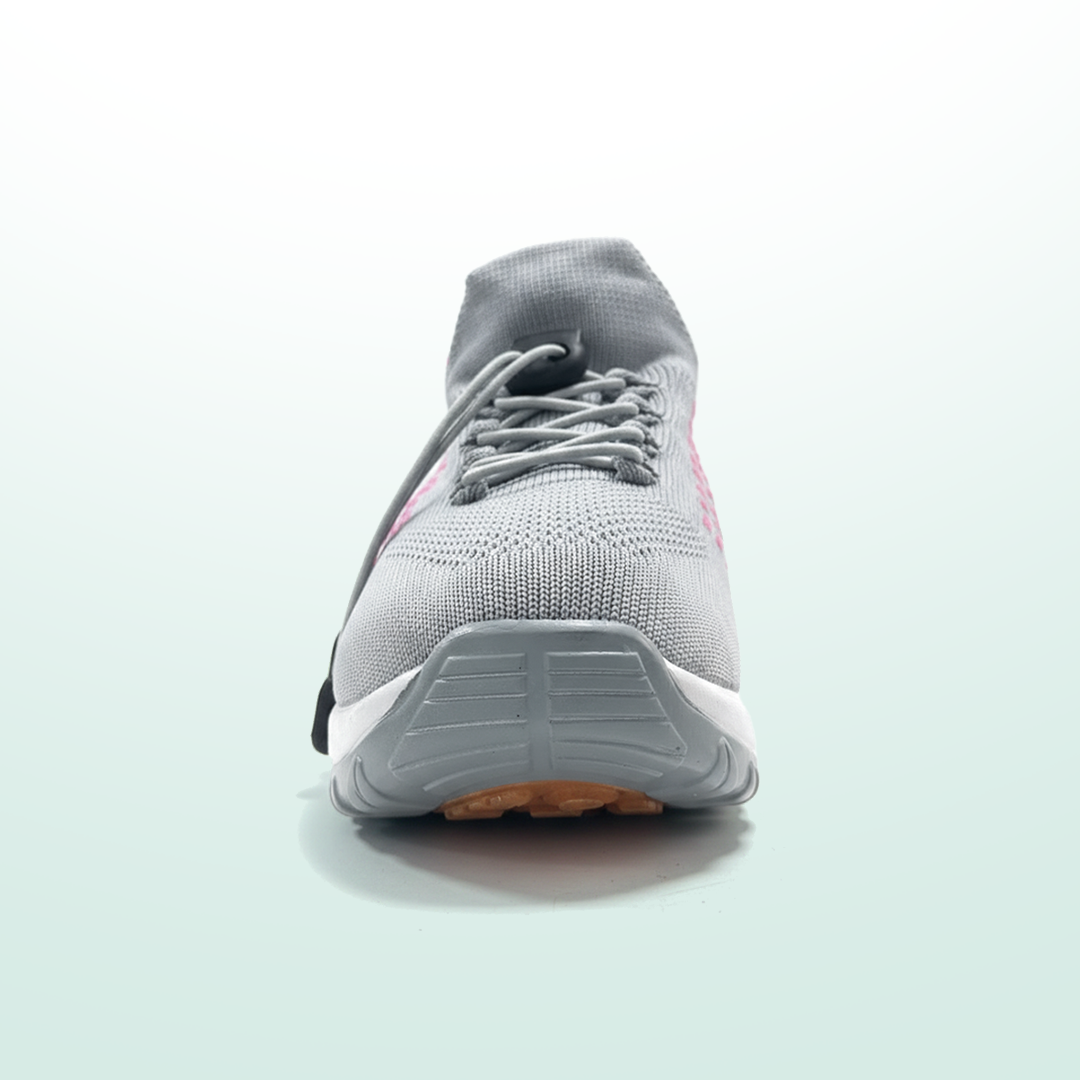 Ambulo Ergonomische Schuhe mit Dämpfung - Grau Rosa