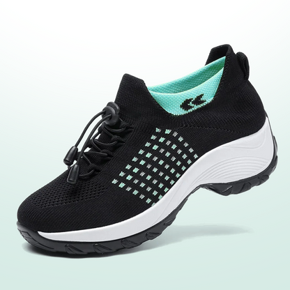 Ambulo Ergonomische Schuhe mit Dämpfung - Schwarz Grün