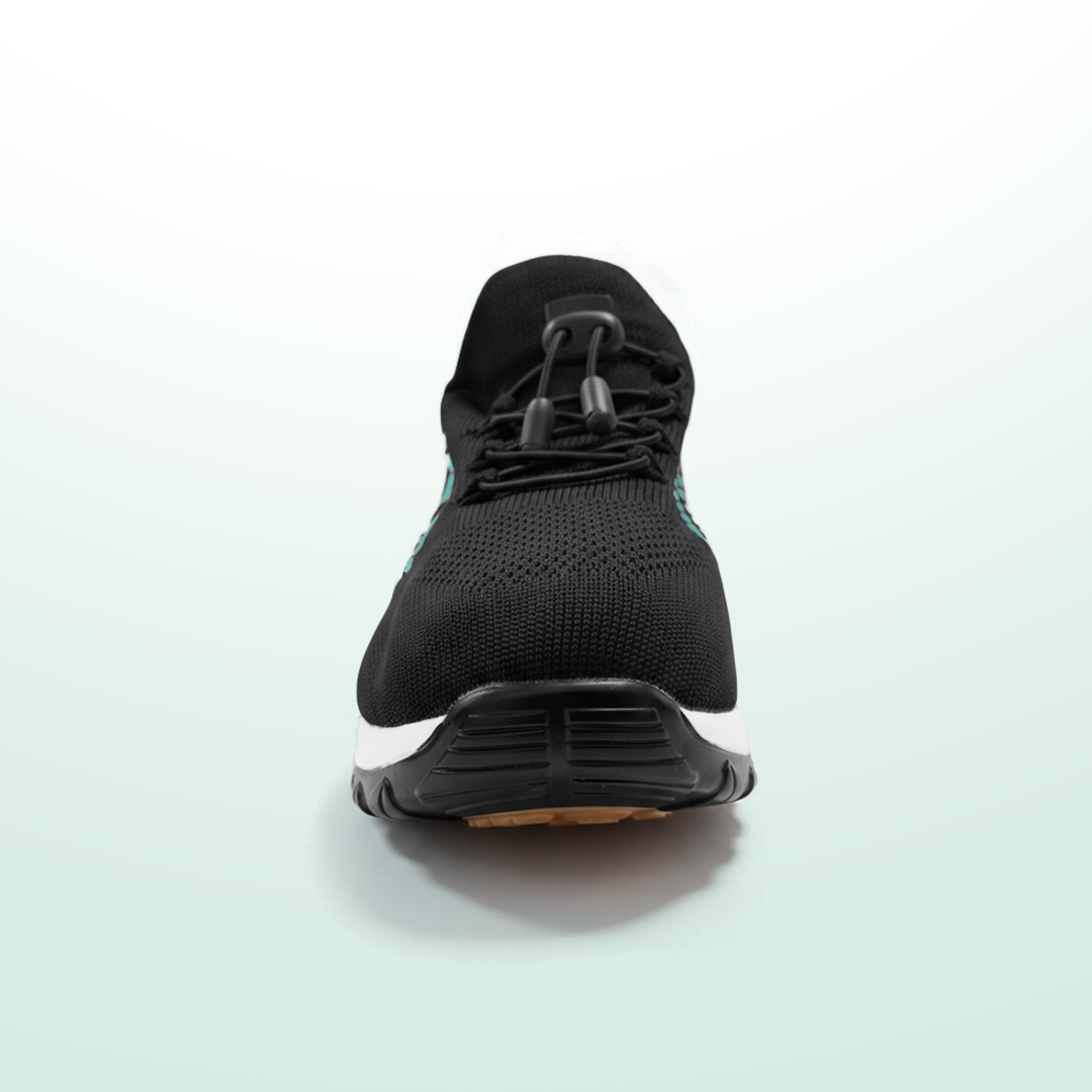 Ambulo Ergonomische Schuhe mit Dämpfung - Schwarz Grün