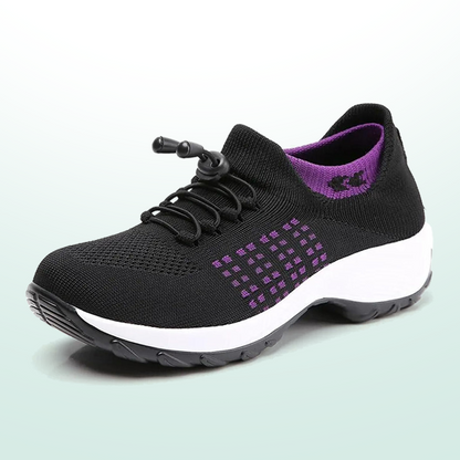 Ambulo Ergonomische Schuhe mit Dämpfung - Schwarz Lila
