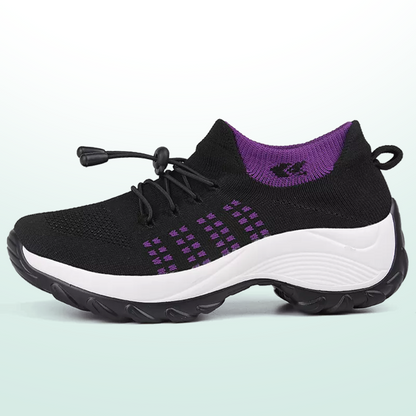 Ambulo Ergonomische Schuhe mit Dämpfung - Schwarz Lila