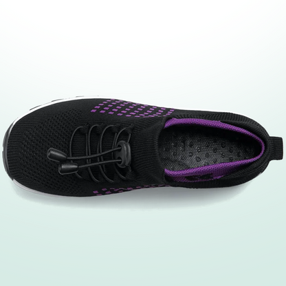 Ambulo Ergonomische Schuhe mit Dämpfung - Schwarz Lila