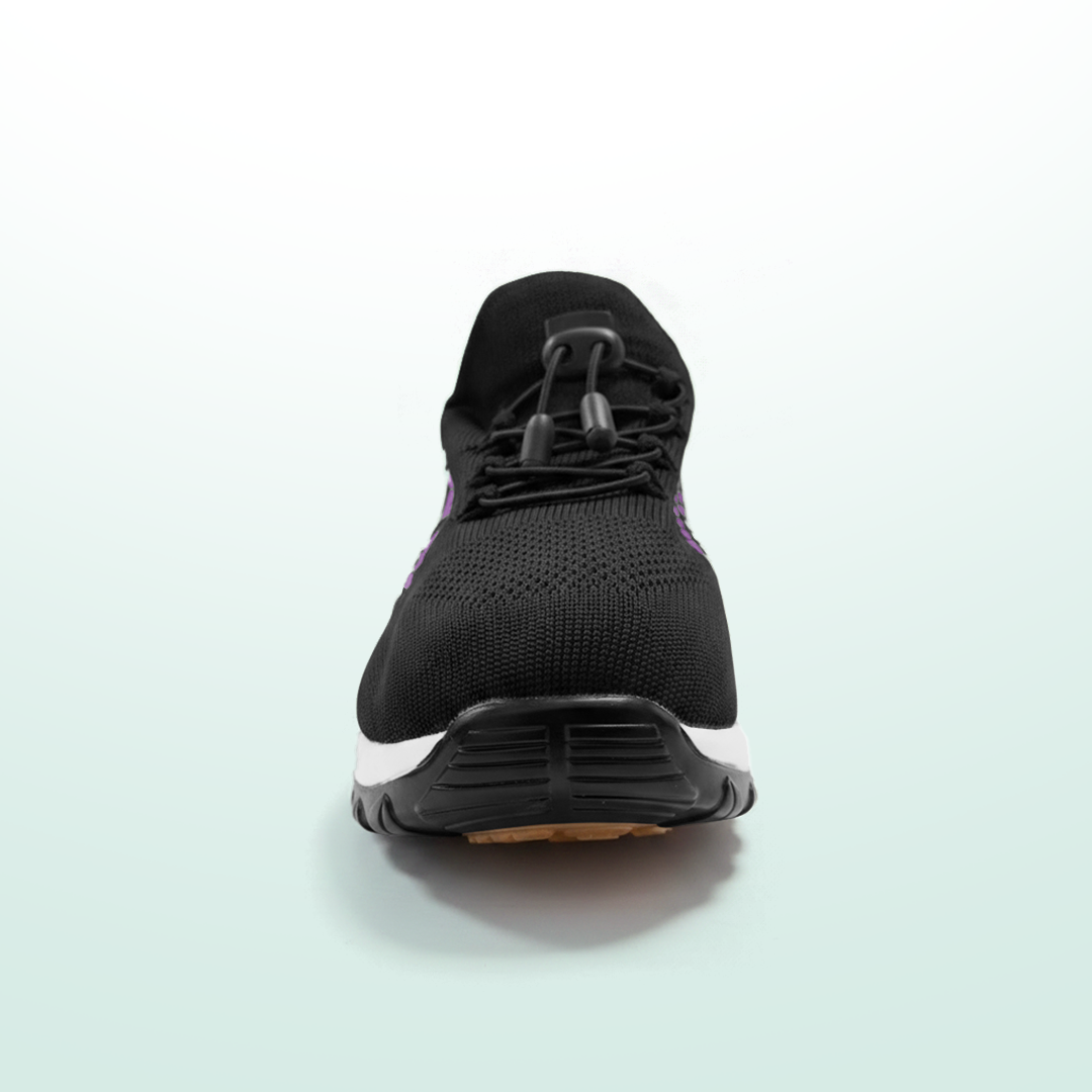 Ambulo Ergonomische Schuhe mit Dämpfung - Schwarz Lila