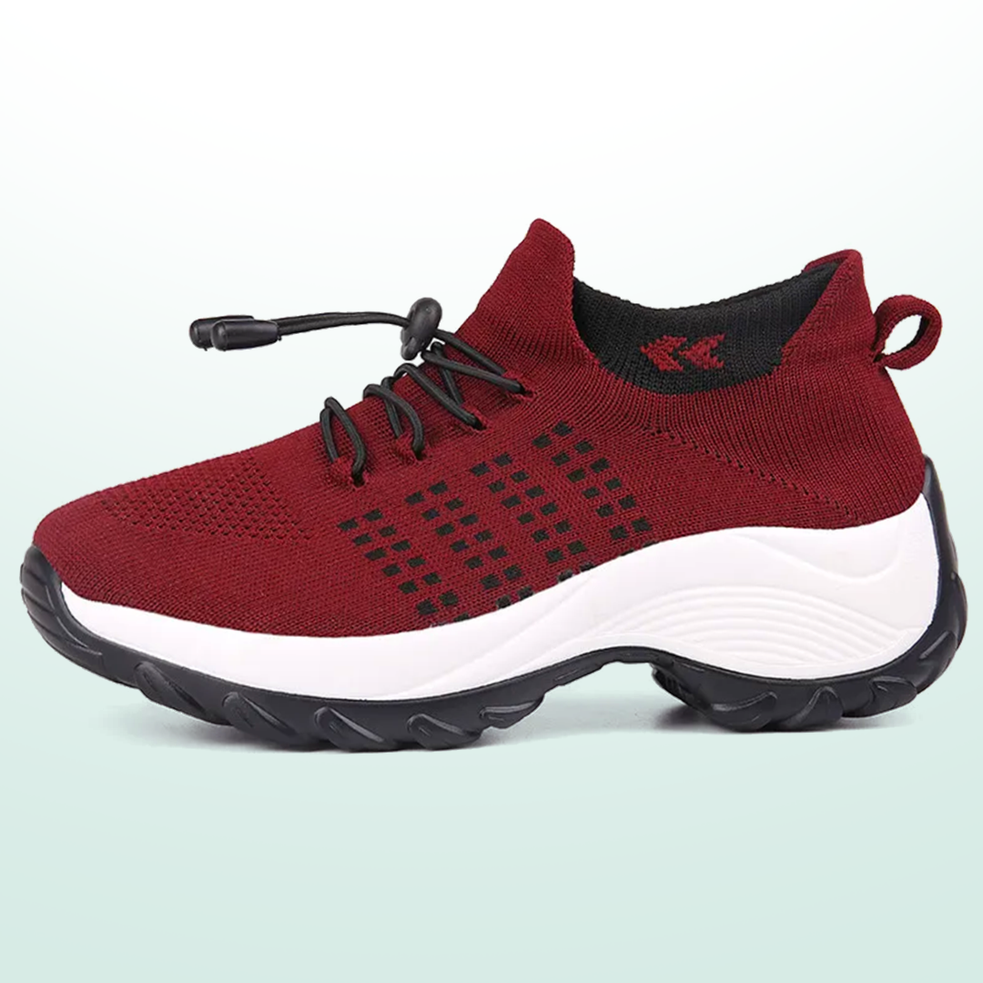 Ambulo Ergonomische Schuhe mit Dämpfung - Rot