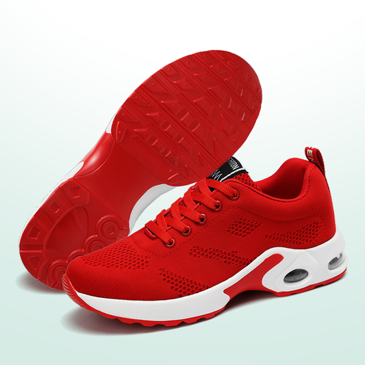 Friedensfuß Ergonomische Schuhe mit Dämpfung - Rot
