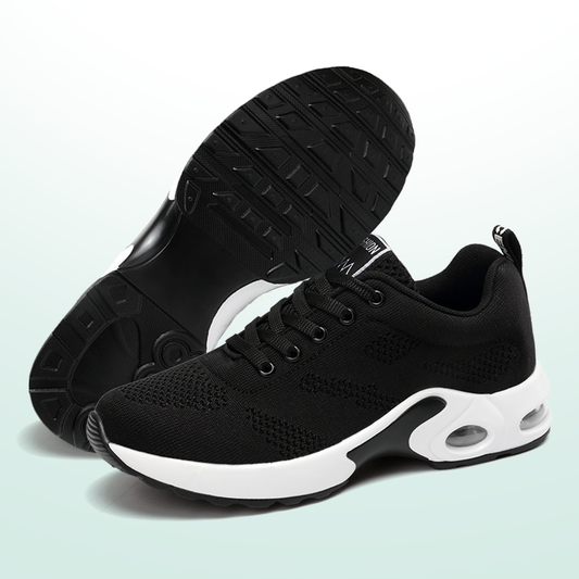 Friedensfuß Ergonomische Schuhe mit Dämpfung - Schwarz