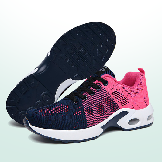 Friedensfuß Ergonomische Schuhe mit Dämpfung - Rosa Schwarz