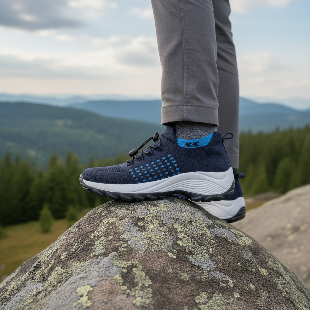 Ambulo Ergonomische Schuhe mit Dämpfung - Blau