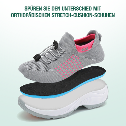 Ambulo Orthopädische Schuhe Strickstoff - Rosa Grau