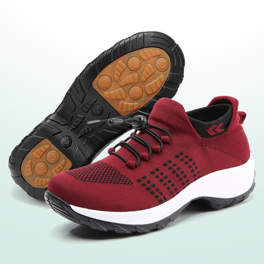 Ambulo Ergonomische Schuhe mit Dämpfung - Rot